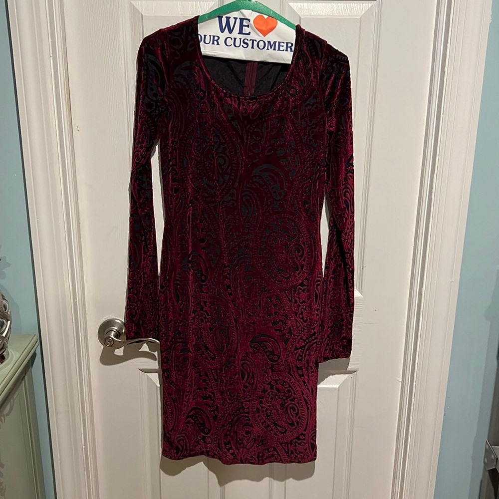 Fall or Winter cocktail dress.